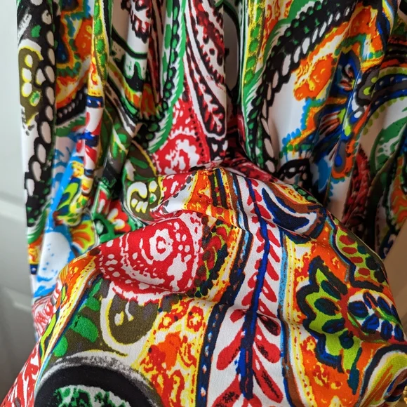 Dress bundle of 2 bright pink and blue colorful sleeveless Prelude size large - Picture 7 of 13